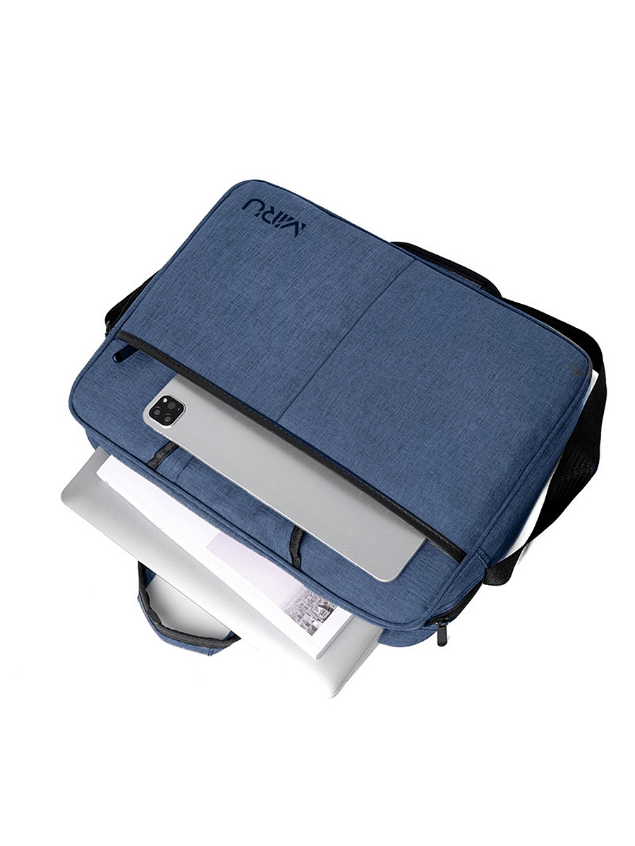 Сумка для ноутбука MIRU 1032 Large 17,3" синий <синяя, внешний материал - полиэстер, подкладка - полиэстер>