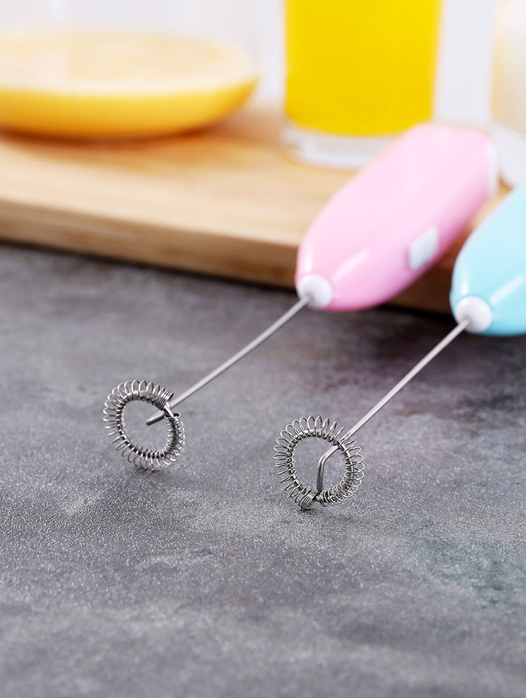 Капучинатор MIRU KA044 Milk Frother светло-розовый  <33*22*205мм, вес 43 гр., материал: пластик АBS+ нерж. сталь, питание: АА*2 (не входит в компл.)>