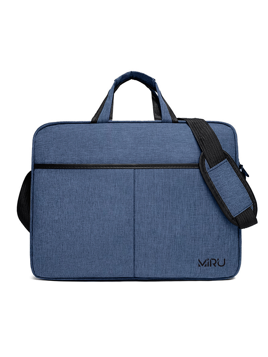 Сумка для ноутбука MIRU 1032 Large 17,3" синий <синяя, внешний материал - полиэстер, подкладка - полиэстер>
