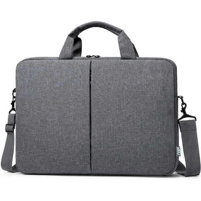 Сумка для ноутбука MIRU 1031 Elegance 15,6" серый <серая, внешний материал - полиэстер, подкладка - полиэстер>