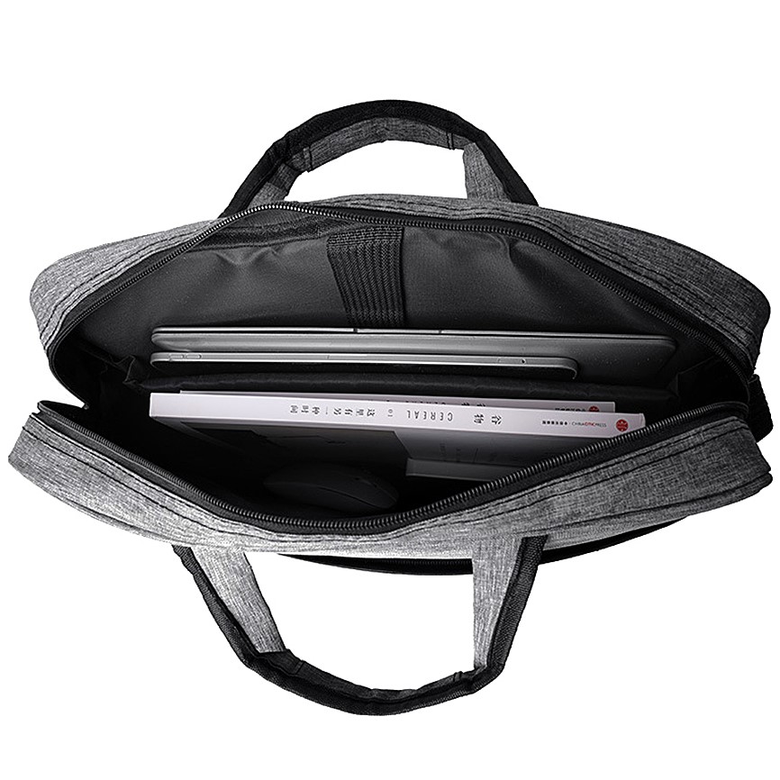 Сумка для ноутбука MIRU 1011 GrayBag 15,6" <серая, внешний материал - полиэстер, подкладка - полиэстер>