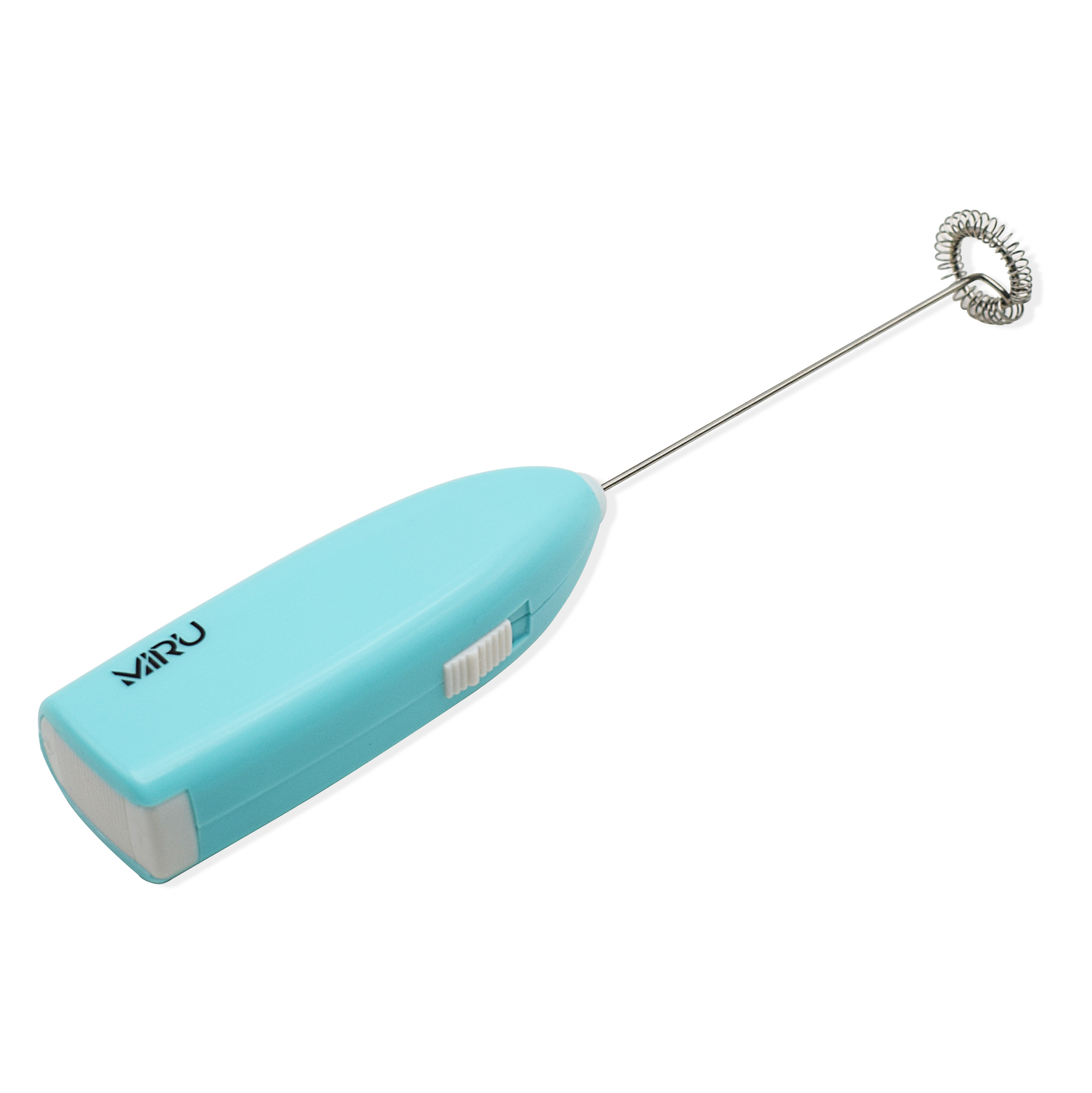 Капучинатор MIRU KA044 Milk Frother светло-голубой  <33*22*205мм, вес 43 гр., материал: пластик АBS+ нерж. сталь, питание: АА*2 (не входит в компл.)>