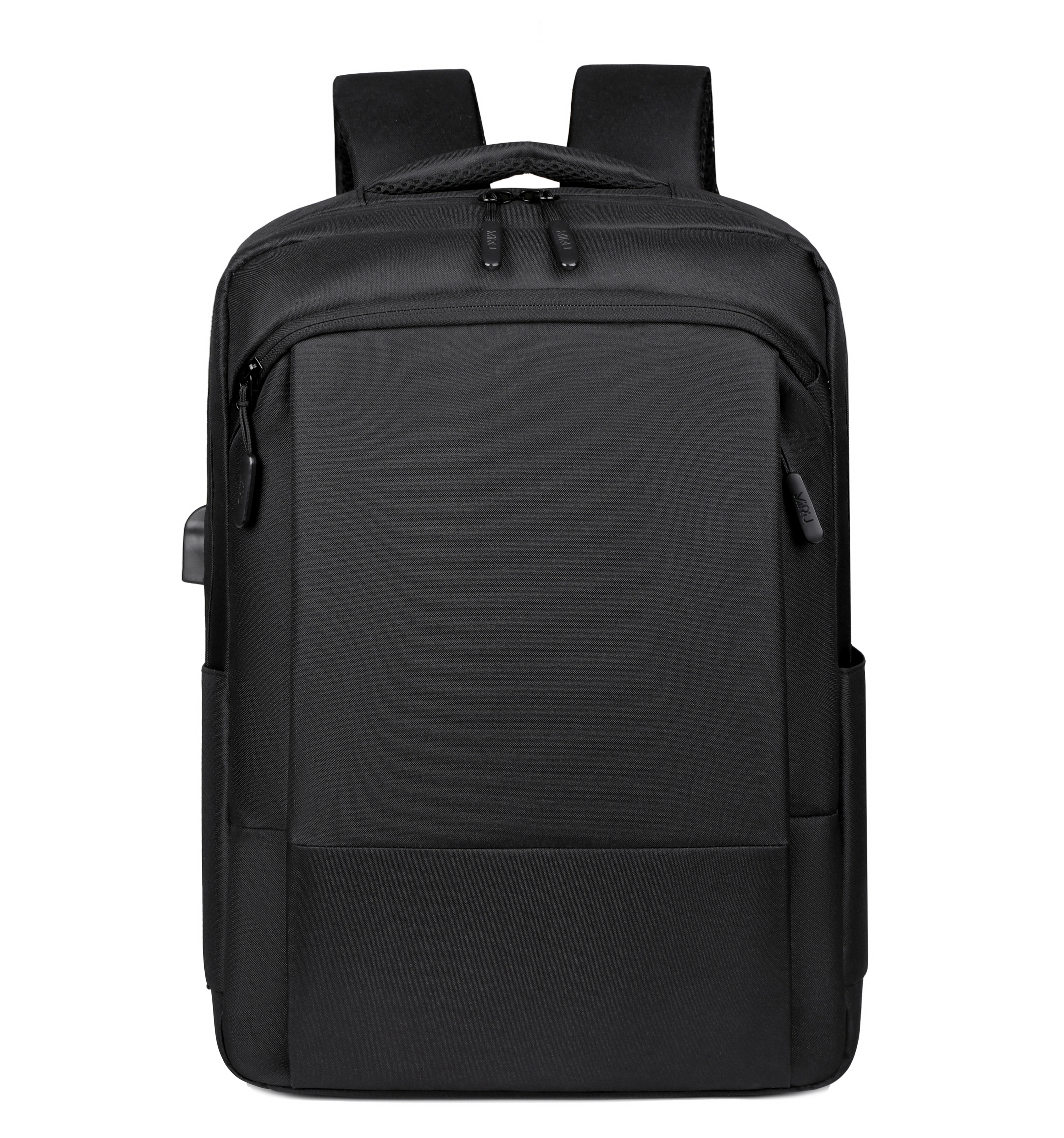 Рюкзак для ноутбука MIRU MBP-1075 SleekStyle 17.3",черный <черный, полиэстер, внешний выход USB, внешний  карман для планшета, папки, бумаги А4>