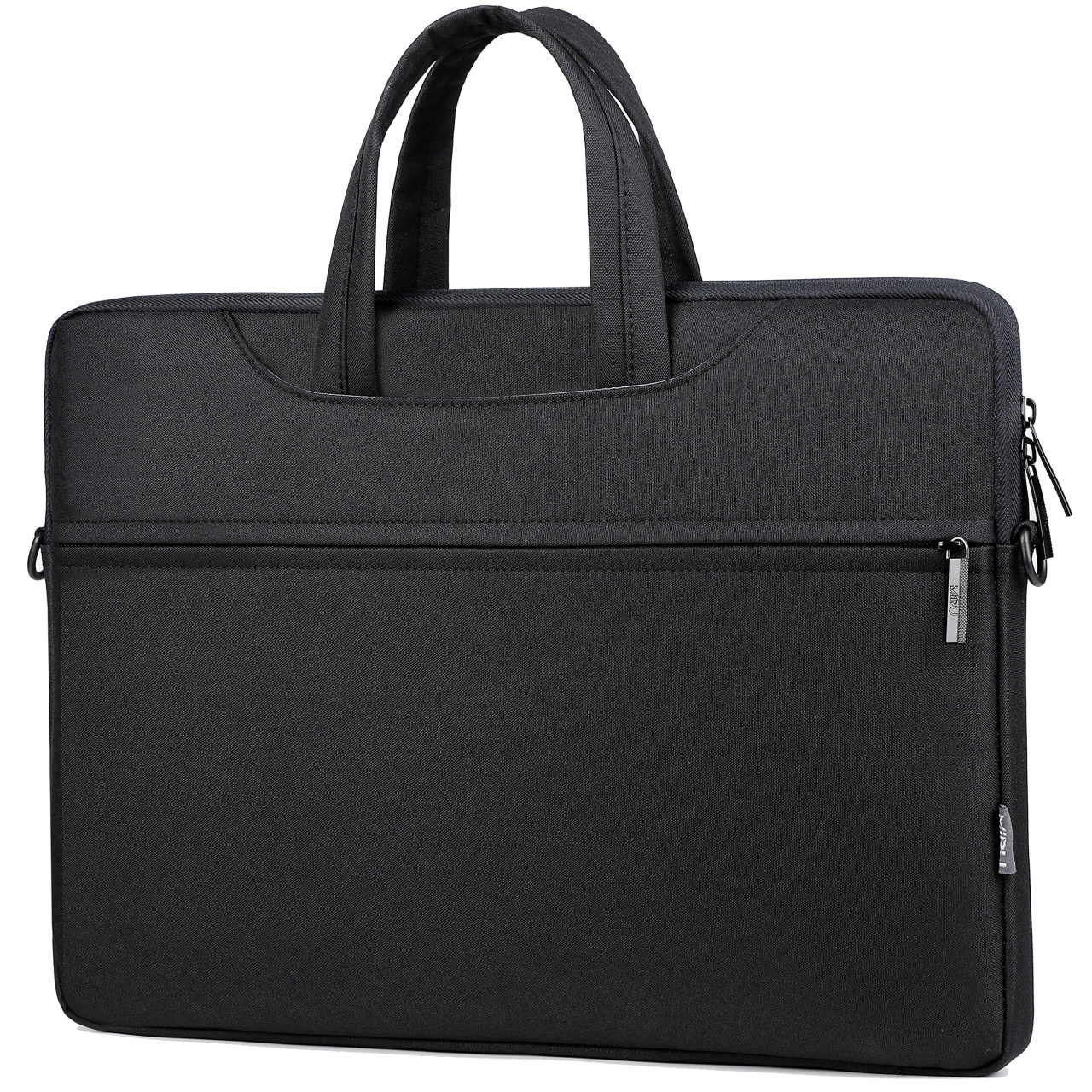 Сумка для ноутбука MIRU MLB-1043 Hiding 15.6" черный <черная, полиэстер, наличие наплечного ремня, подкладка - фланель, крепление для чемодана>