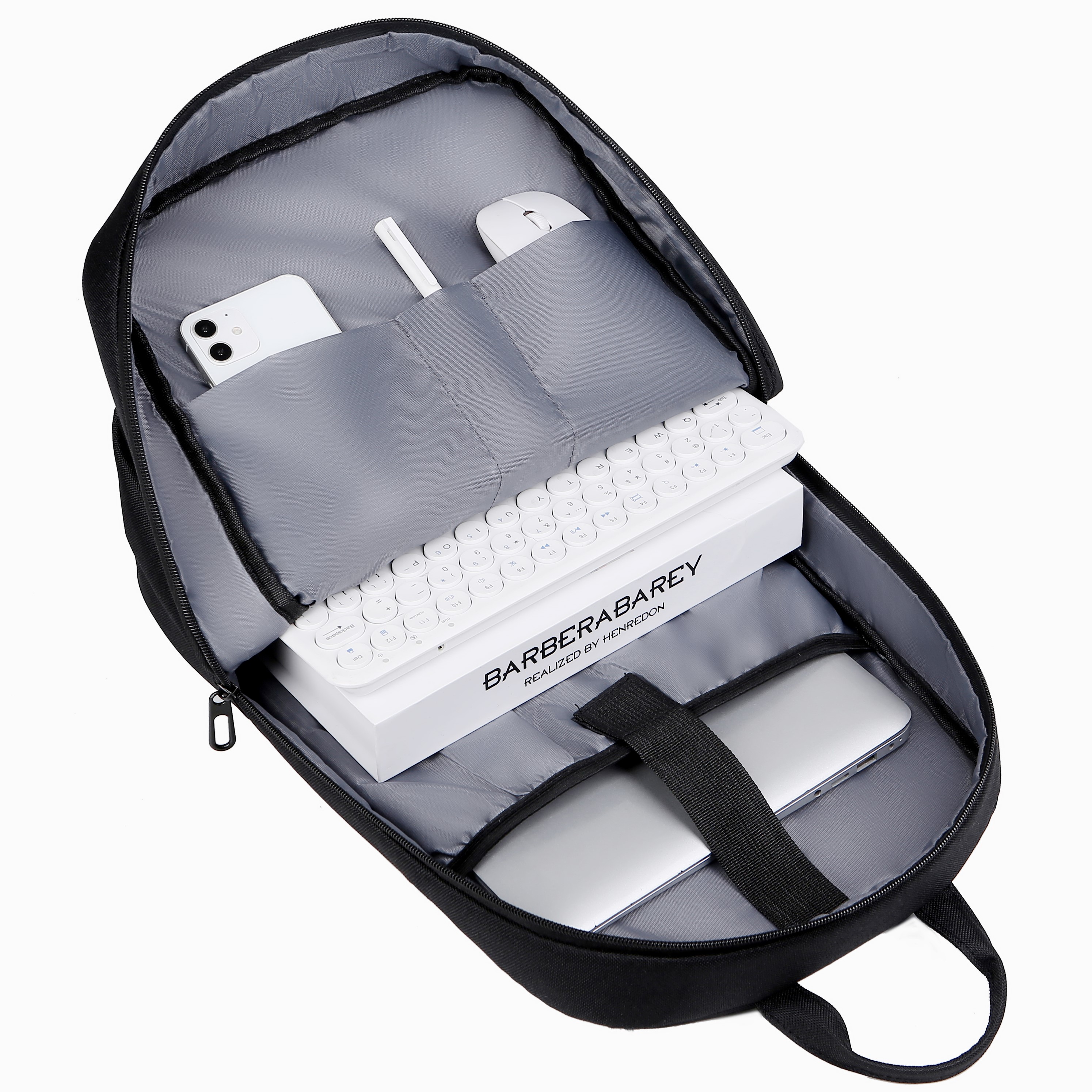 Рюкзак для ноутбука MIRU M01 Buddy 15.6" черный <черные, внешний материал - полиэстер, подкладка - полиэстер>