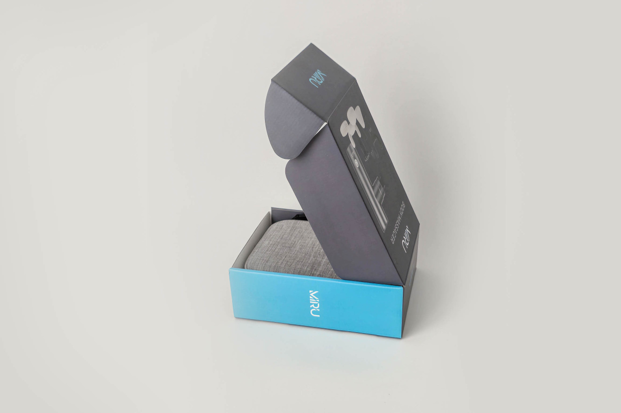 Массажер для тела MIRU BM-18 (светло-серый) <8 насадок, 2000 mAh, металл ,светло-серый>