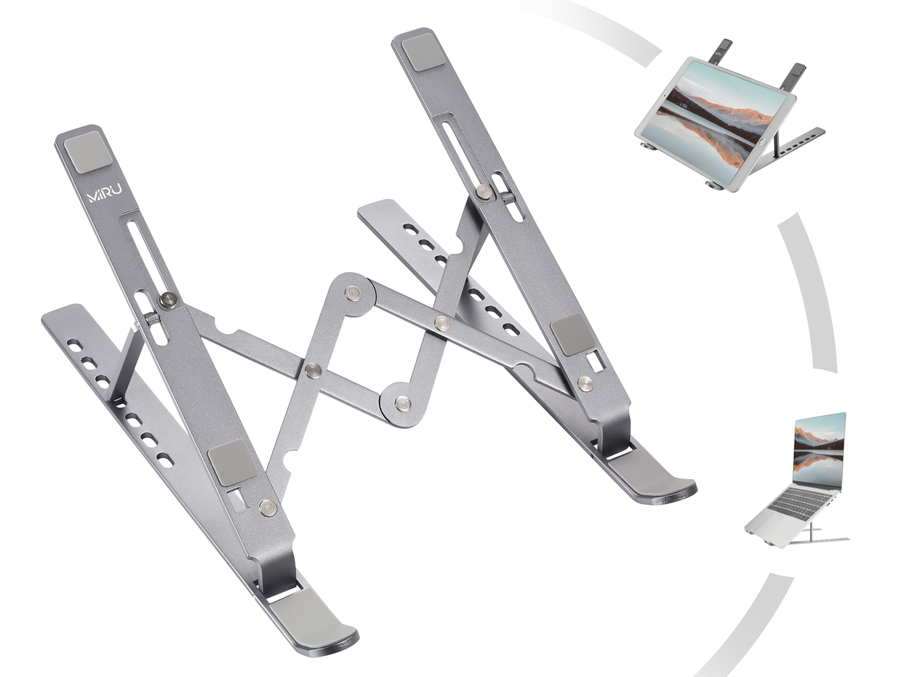 Подставка для ноутбука MIRU MLS-5002 серая