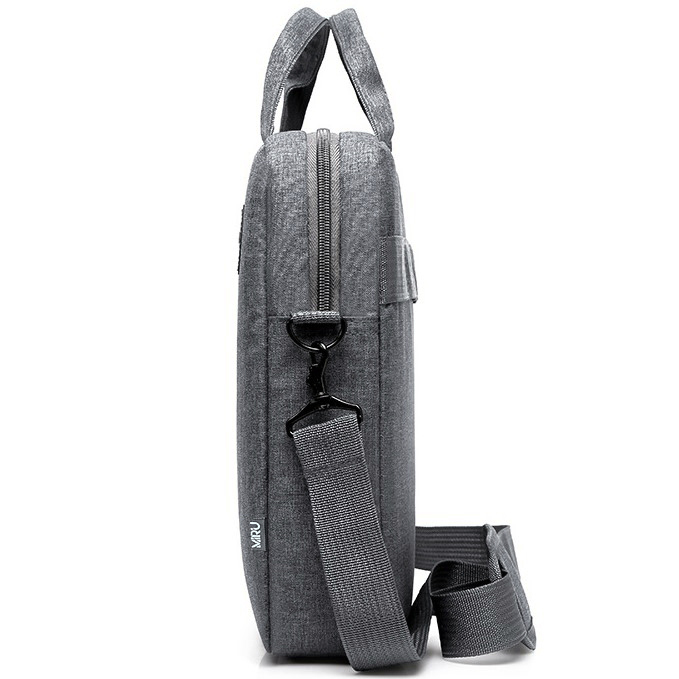 Сумка для ноутбука MIRU 1031 Elegance 15,6" серый <серая, внешний материал - полиэстер, подкладка - полиэстер>