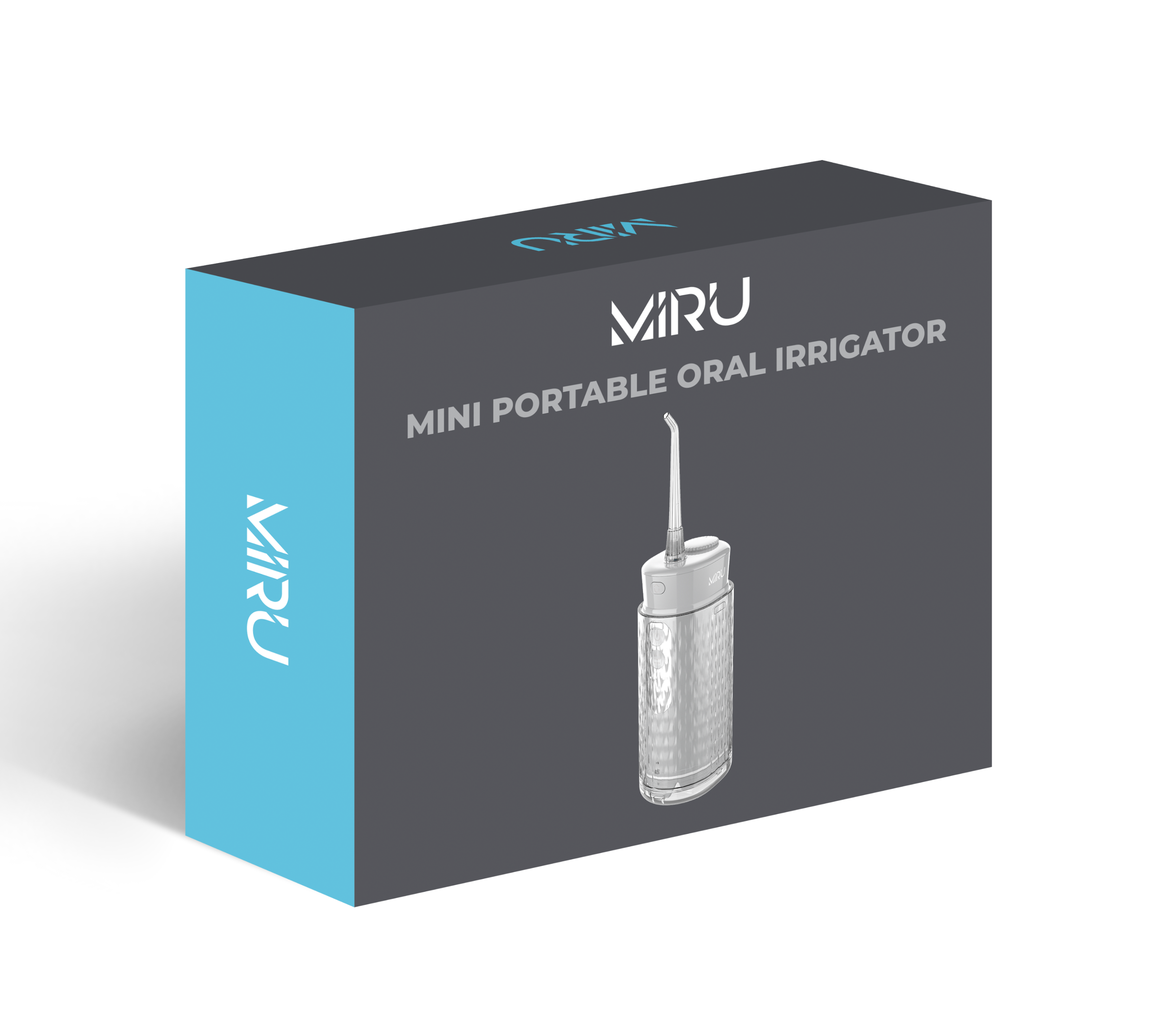 Ирригатор портативный мини для полости рта MIRU BIP-15 (серый) <1400mAh,200ml,цвет серый>