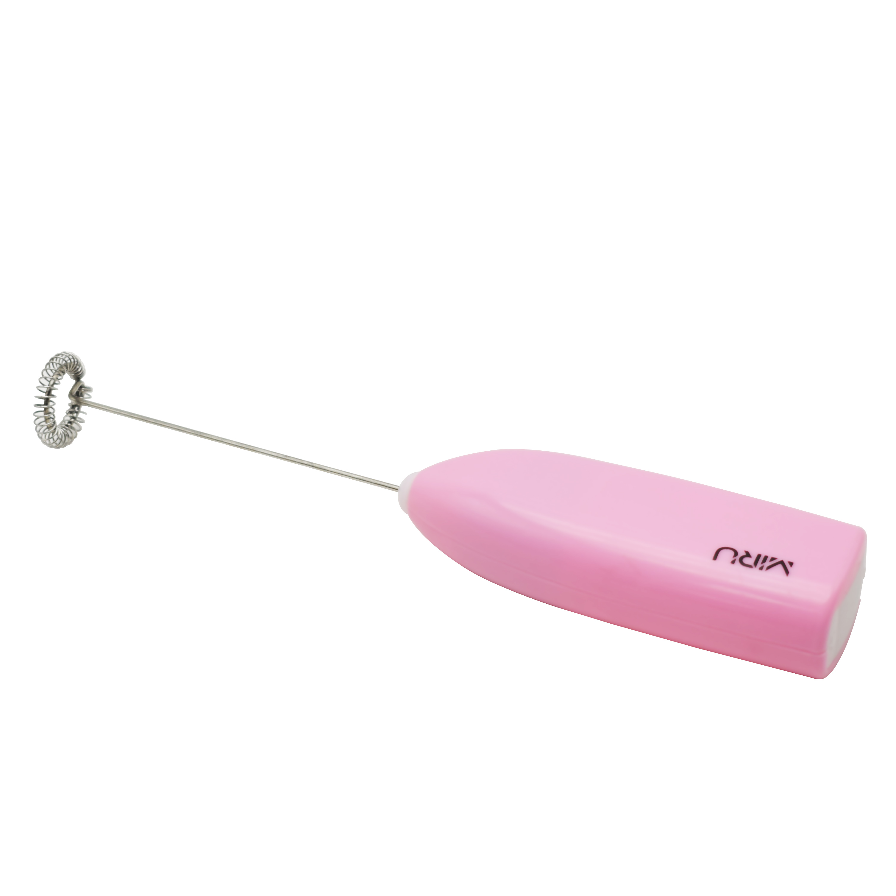 Капучинатор MIRU KA044 Milk Frother светло-розовый  <33*22*205мм, вес 43 гр., материал: пластик АBS+ нерж. сталь, питание: АА*2 (не входит в компл.)>